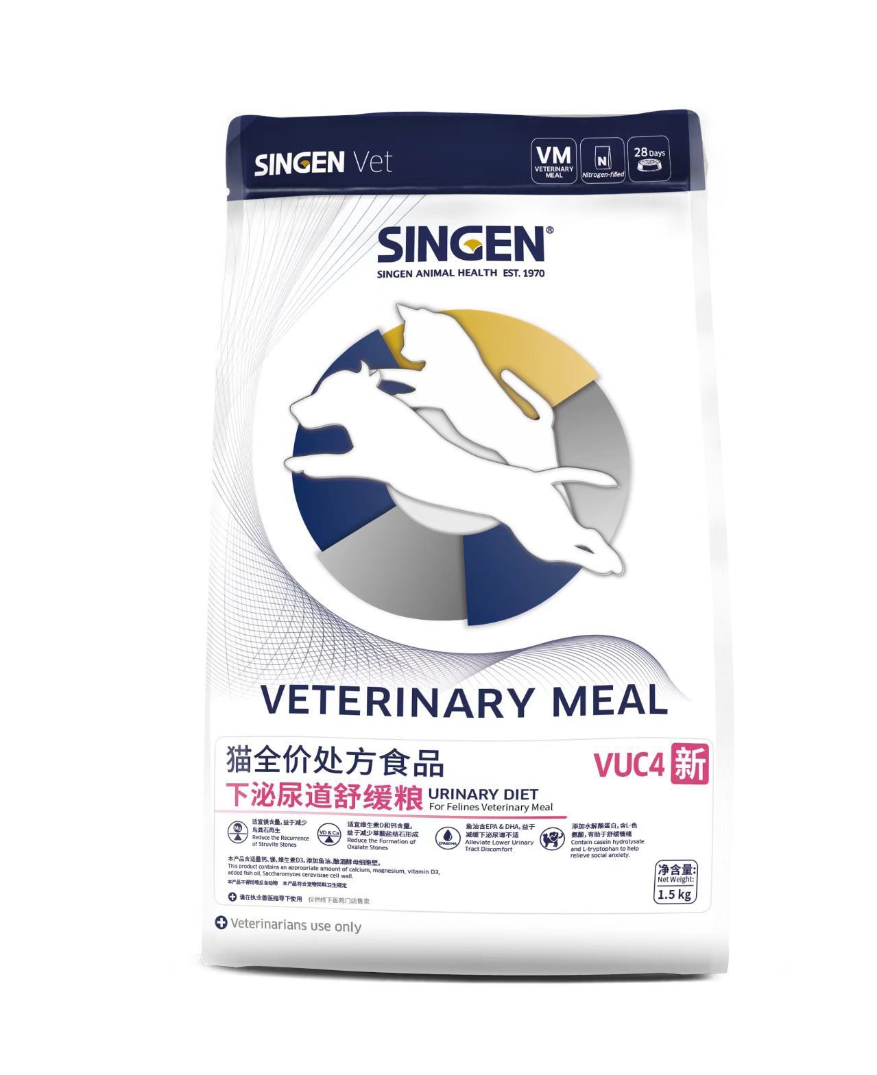 发育宝猫全价处方粮（下泌尿舒缓）1.5kg